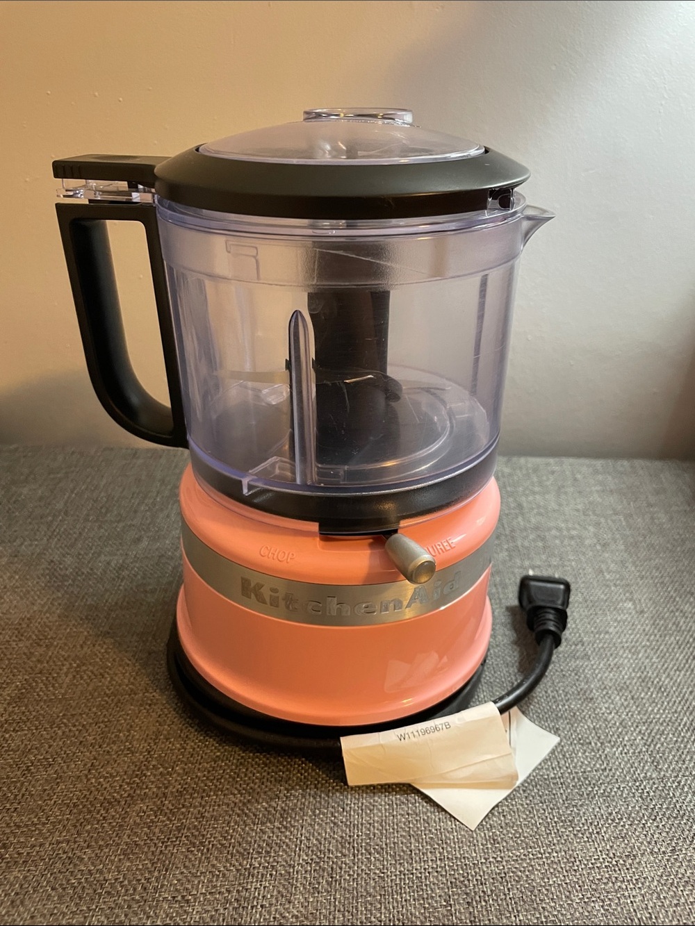 KitchenAid Coral Pink Mini Food Processor 3.5 Cup